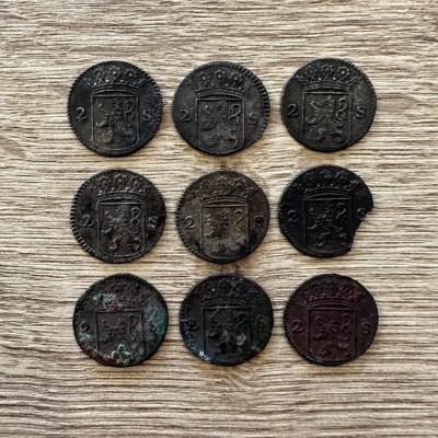 Holland VOC Akerendam 2 stuiver 1724 treasure