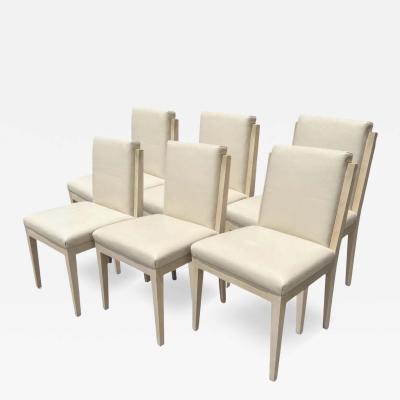 Holly Hunt Set of 6 Holly Hunt Designer Dining Chairs