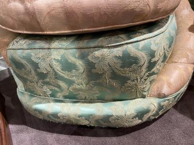 Hollywood Regency Art Deco Fan Backed Chairs