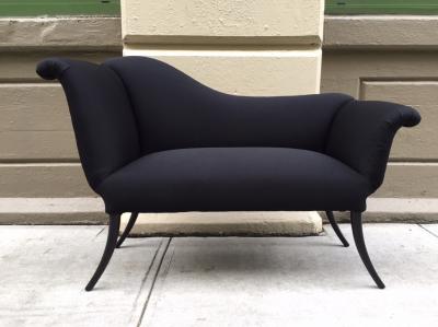 Hollywood Regency Chaise Lounge or Recamier
