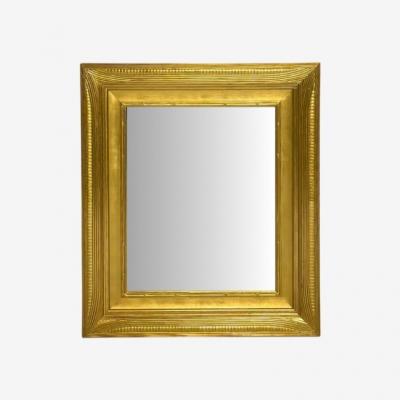 Hollywood Regency Custom Giltwood Mirror Water Gilt Glass USA 21st C 