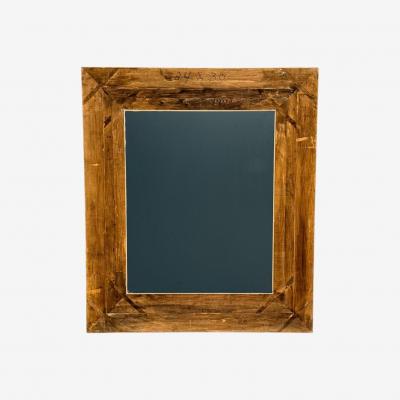 Hollywood Regency Custom Giltwood Mirror Water Gilt Glass USA 21st C 