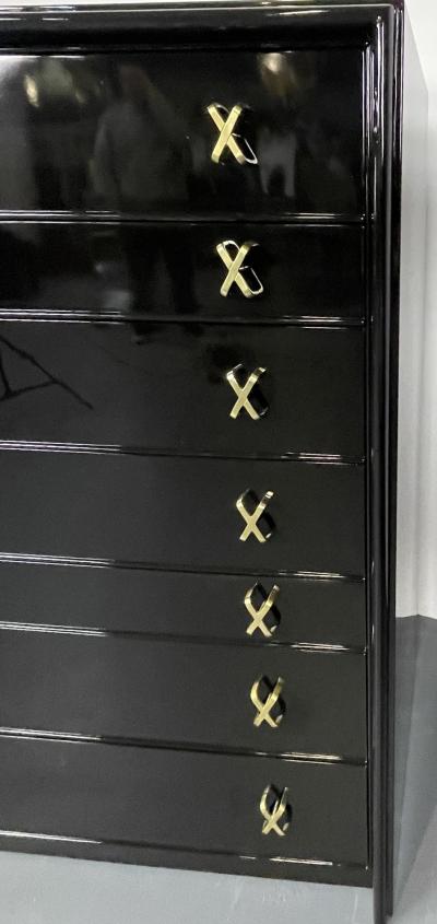 Hollywood Regency Ebony Dresser or Chest Paul Frankl John Stuart Refinished