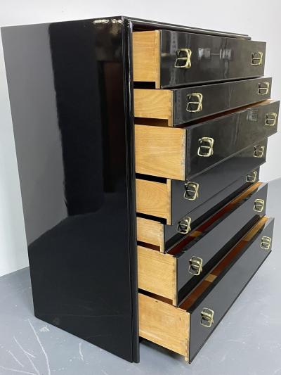 Hollywood Regency Ebony Dresser or Chest Paul Frankl John Stuart Refinished