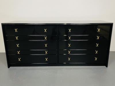 Hollywood Regency Ebony Dresser or Chest Paul Frankl John Stuart Refinished