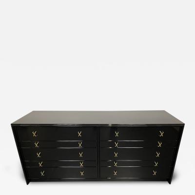 Hollywood Regency Ebony Dresser or Chest Paul Frankl John Stuart Refinished