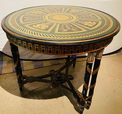 Hollywood Regency French Neoclassical Style glomis Center Table End Table