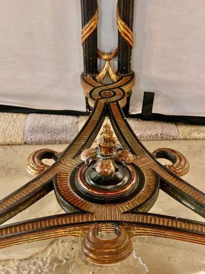 Hollywood Regency French Neoclassical Style glomis Center Table End Table