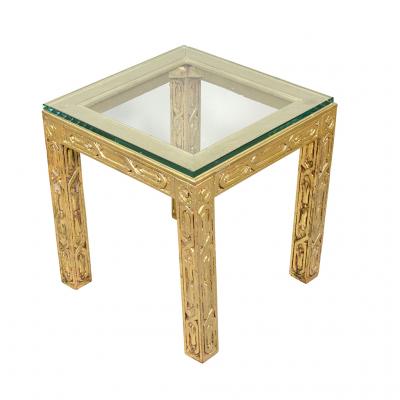 Hollywood Regency Giltwood End Table