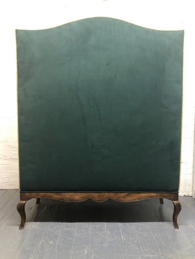 Hollywood Regency High Back Bench