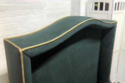 Hollywood Regency High Back Bench