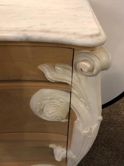 Hollywood Regency Louis XV Commode Nightstands or Dressers by Casaragi a Pair