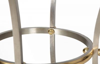 Hollywood Regency Maison Jansen Style Circular Dining Table ca 1970s