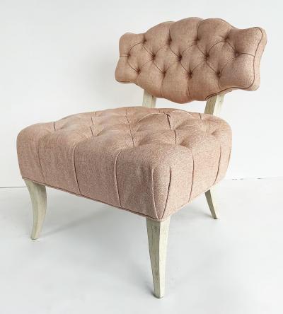 Hollywood Regency Panteges Tufted Chair Ambella Home Collection American Made