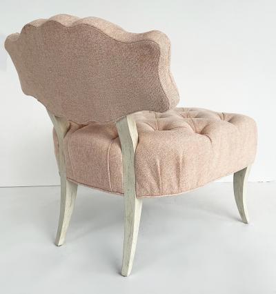 Hollywood Regency Panteges Tufted Chair Ambella Home Collection American Made