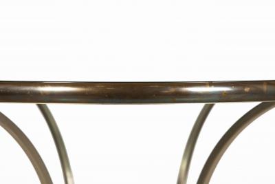 Hollywood Regency Round Circular Table manner of Maison Jansen ca 1970s