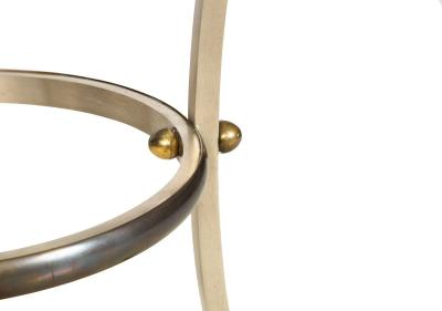 Hollywood Regency Round Circular Table manner of Maison Jansen ca 1970s