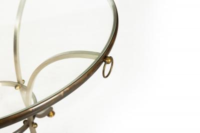 Hollywood Regency Round Circular Table manner of Maison Jansen ca 1970s