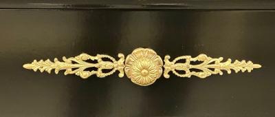 Hollywood Regency Sideboard Credenza Cabinet Bronze Mounted Empire Style