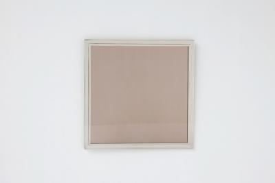 Hollywood Regency Square Photo Frame With Chrome Structure 1940