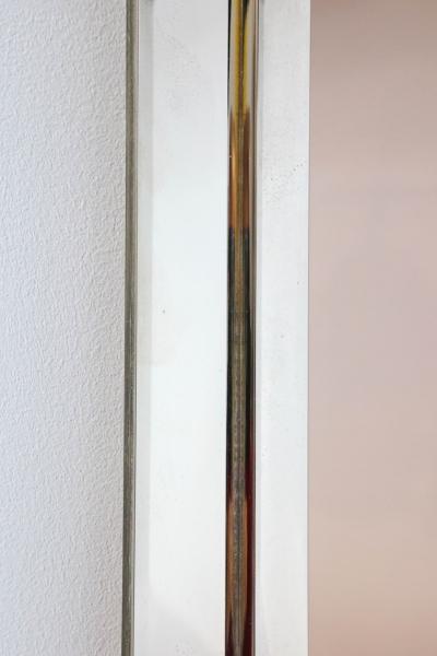 Hollywood Regency Square Photo Frame With Chrome Structure 1940