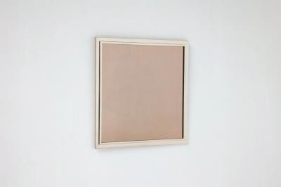 Hollywood Regency Square Photo Frame With Chrome Structure 1940