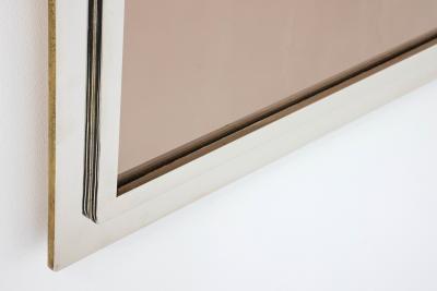 Hollywood Regency Square Photo Frame With Chrome Structure 1940