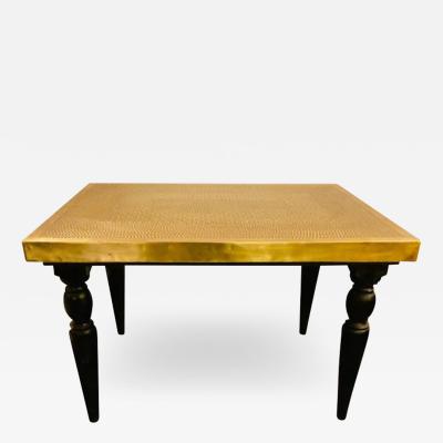 Hollywood Regency Style Brass Center or End Table