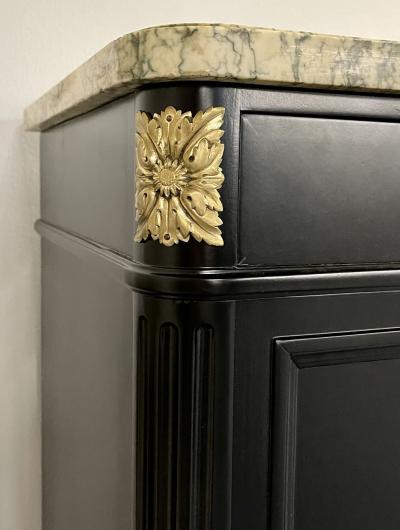 Hollywood Regency Style Commode Chest or High Board Louis XVI Bronze French