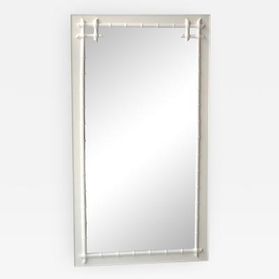 Hollywood Regency Style Faux Bamboo Wall Mirror