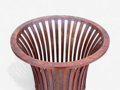 Hollywood Regency Style Mahogany Parcel Gilt Cellarette England 19th c 