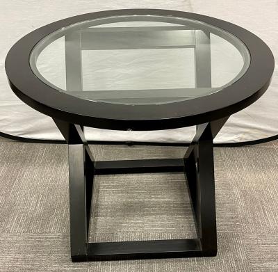Hollywood Regency Style X Base Center or End Table