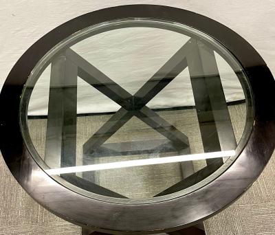 Hollywood Regency Style X Base Center or End Table