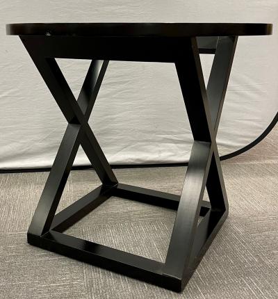 Hollywood Regency Style X Base Center or End Table