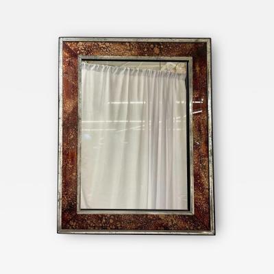 Hollywood Regency Tortoise Shell Wall Console over the Mantle Mirror