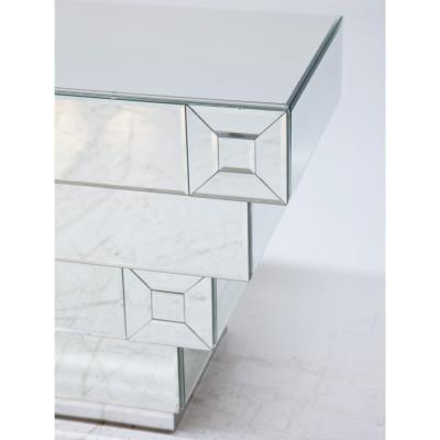 Hollywood Regency style Mirrored Chest Italy Late 20th Century