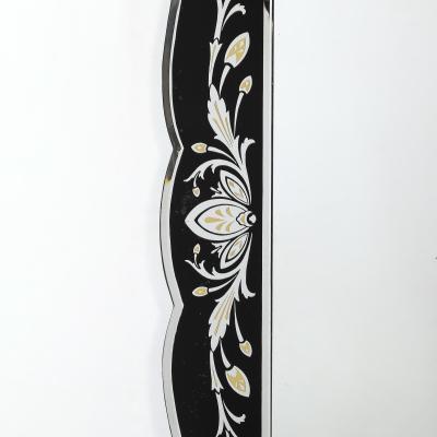 Hollywood Shadow Box Mirror in Reverse Etched Beveled Eglomise Detailing