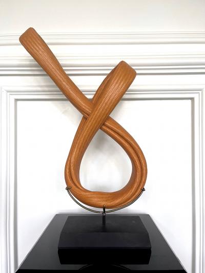 Honda Syoryu Japanese Woven Bamboo Sculpture by Honda Syoryu