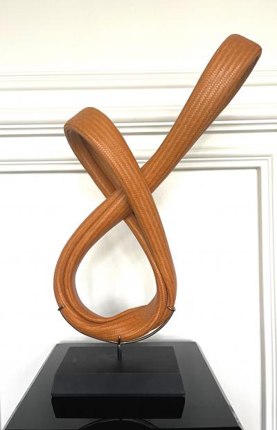 Honda Syoryu Japanese Woven Bamboo Sculpture by Honda Syoryu