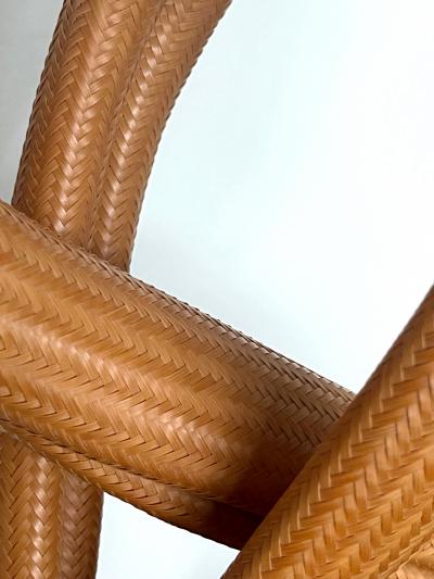 Honda Syoryu Japanese Woven Bamboo Sculpture by Honda Syoryu