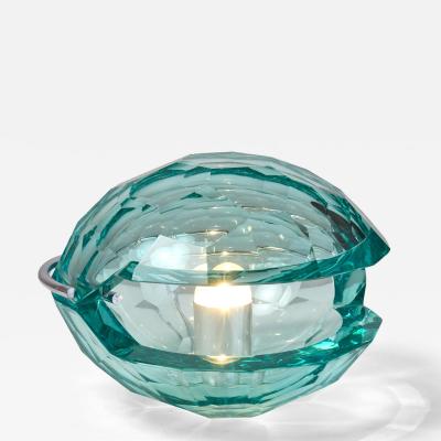 Honeycomb Faceted Table Lamp Italy 1970s