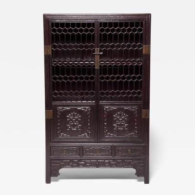 Honeycomb Lattice Display Cabinet