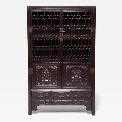 Honeycomb Lattice Display Cabinet