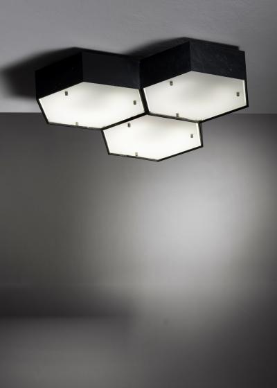 Honeycomb ceiling lamps