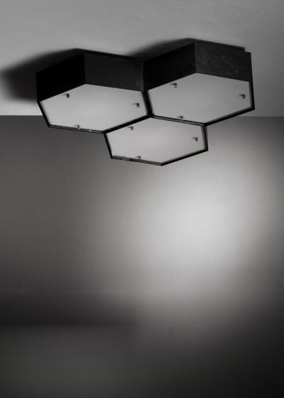 Honeycomb ceiling lamps