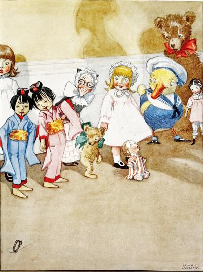 Honor C Appleton Cute Childrens Book Illustration British Female Illustrator Teddy Bears 