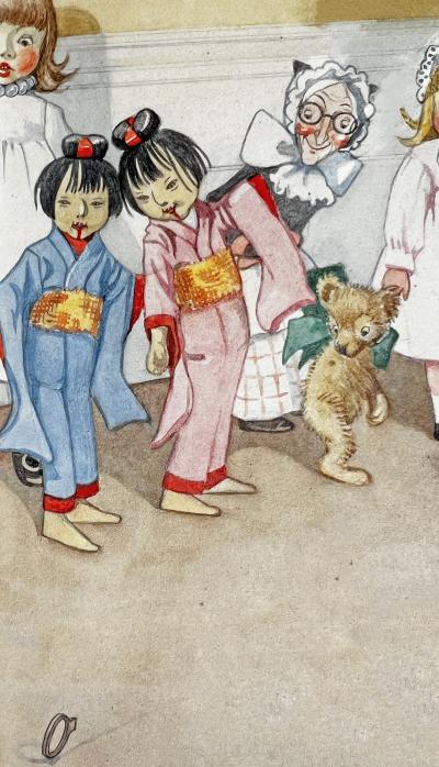 Honor C Appleton Cute Childrens Book Illustration British Female Illustrator Teddy Bears