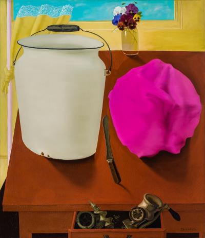 Honor Desmond Sharrer Still Life with White Pail