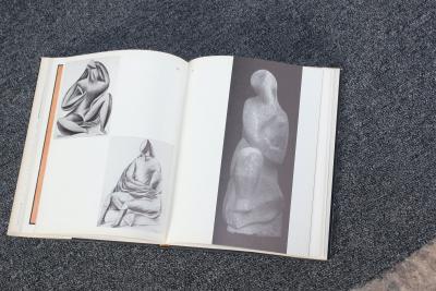 Honorio Garc a Condoy Carved Stone Figurative Sculpture