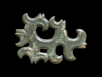 Hooked Cloud and Bird Plaque